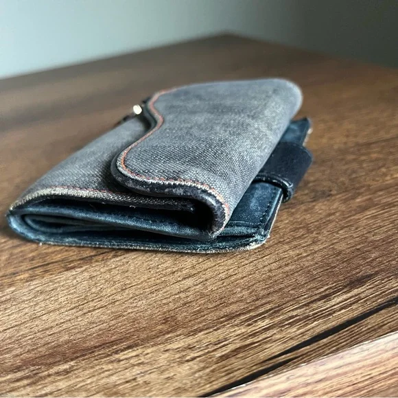 Christian Dior Monogram Compact Saddle Wallet